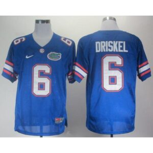 6861ce503e791_1 Gators #6 Jeff Driskel Blue Stitched NCAA Jersey
