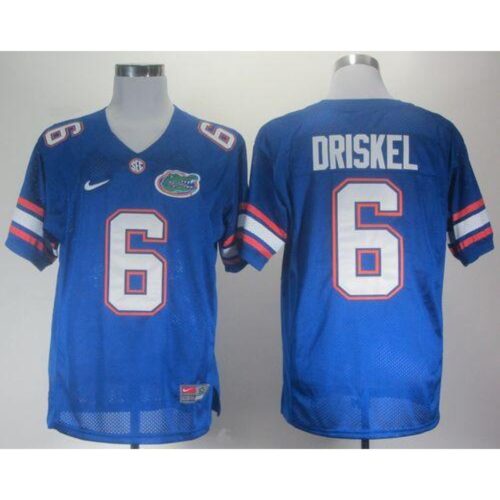 6861ce503e791_1 Gators #6 Jeff Driskel Blue Stitched NCAA Jersey