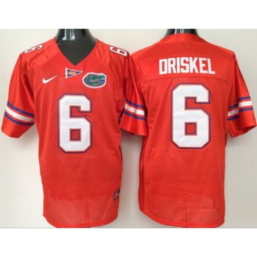 6861ce565b76b_1 Gators #6 Jeff Driskel Orange Stitched NCAA Jersey