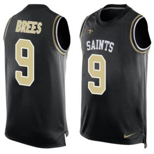 6861ce63b79f6_1 Saints #9 Drew Brees Black Team Color Men's Stitched NFL Limited Tank Top Jersey
