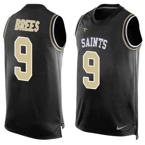 6861ce63b79f6_1 Saints #9 Drew Brees Black Team Color Men's Stitched NFL Limited Tank Top Jersey
