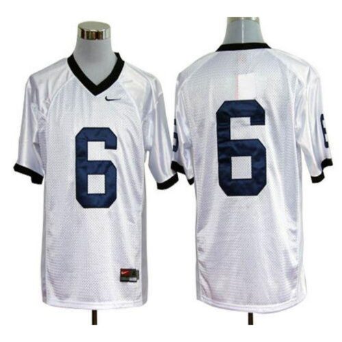 6861ce8061e9c_1 Nittany Lions #6 White Stitched NCAA Jersey