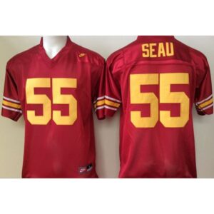 6861ce96609f0_1 Trojans #55 Junior Seau Red Stitched NCAA Jersey