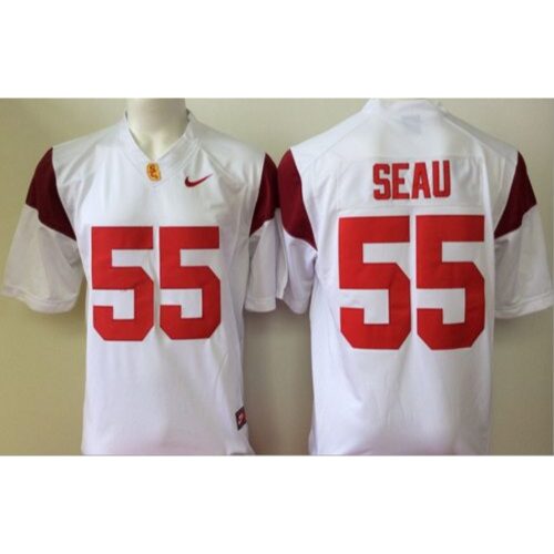 6861ce996ef33_1 Trojans #55 Junior Seau White Limited Stitched NCAA Jersey