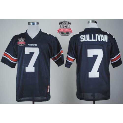 6861ceb037997_1 Tigers #7 Pat Sullivan Blue Throwback 2014 BCS Bowl Patch Stitched NCAA Jersey