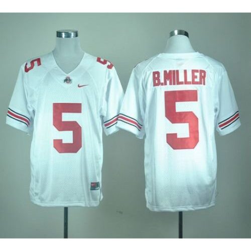 6861cebd2a800_1 Buckeyes #5 Braxton Miller White Stitched NCAA Jersey