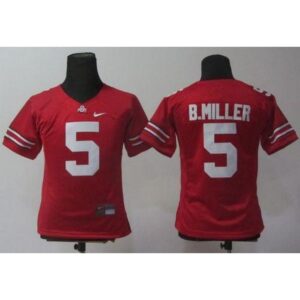 6861cec04f235_1 Buckeyes #5 Braxton Miller Red Women's Stitched NCAA Jersey