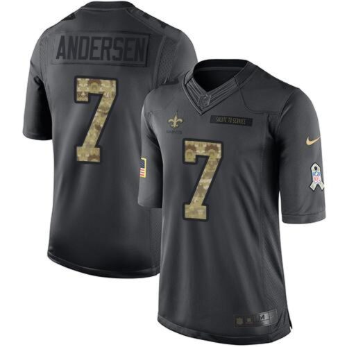 6861cec055752_1 Saints #7 Morten Andersen Black Men's Stitched NFL Limited 2016 Salute To Service Jersey