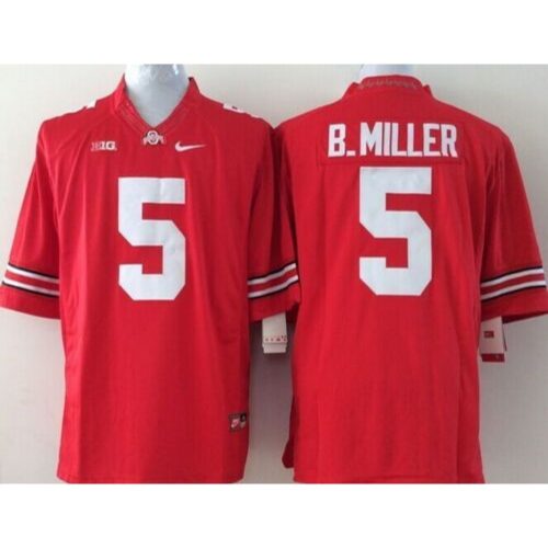 6861cecc648d8_1 Buckeyes #5 Braxton Miller Red Stitched Youth NCAA Jersey