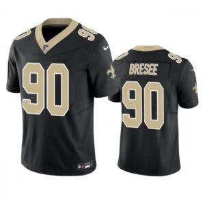 6861ced016232_1 Men's New Orleans Saints #90 Bryan Bresee Black 2023 F.U.S.E. Vapor Untouchable Limited Stitched Jersey