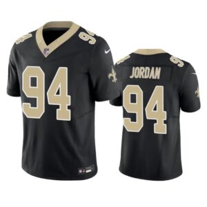 6861ced99741f_1 Men's New Orleans Saints #94 Cameron Jordan Black 2023 F.U.S.E. Vapor Untouchable Limited Stitched Jersey