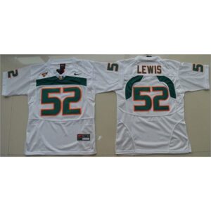 6861cef5055d6_1 Hurricanes #52 Ray Lewis White Stitched Youth NCAA Jersey