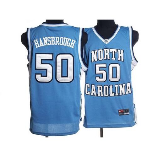 6861cf07d5956_1 North Carolina #50 Tyler Hansbrough Blue Stitched NCAA Jersey