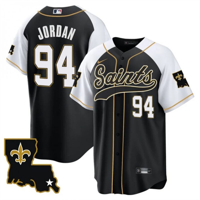6861cf1505fa7_1 Men's New Orleans Saints #94 Cameron Jordan Black/White 1987 Legacy Cool Base Stitched Baseball Jersey
