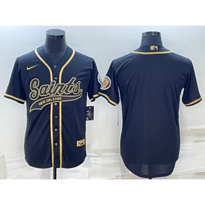6861cf2547b66_1 Men's New Orleans Saints Blank Black Gold With Patch Cool Base Stitched Baseball Jersey