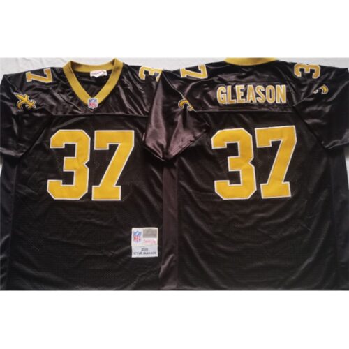 6861cf3eedfa5_1 Men's New Orleans Saints #37 GLEASON Black Stitched Jersey
