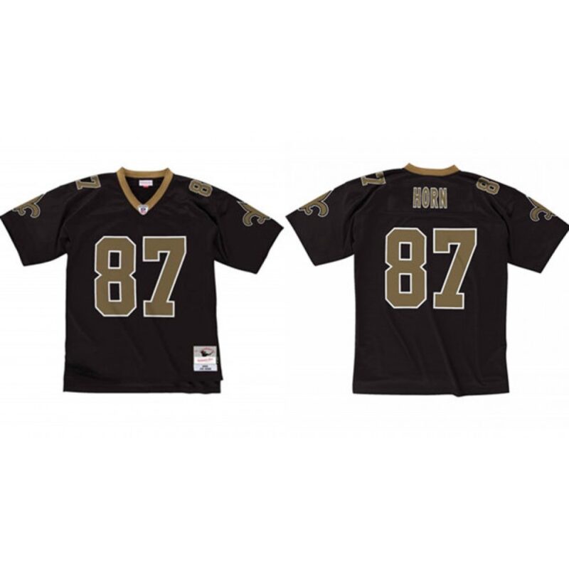 6861cf48960ec_1 Men's New Orleans Saints #87 Joe Horn 2005 Black Stitched Football Jersey