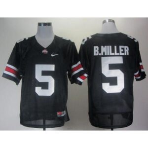 6861cf5e4b092_1 Buckeyes #5 Braxton Miller Black Stitched NCAA Jersey