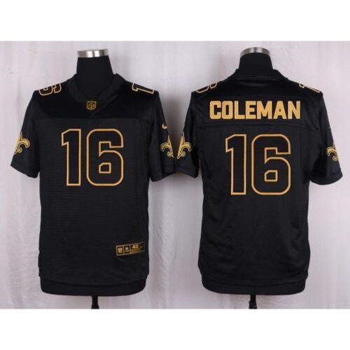 6861cf6b49fdb_1 Saints #16 Brandon Coleman Black Men's Stitched NFL Elite Pro Line Gold Collection Jersey