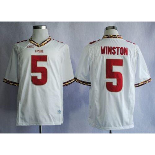 6861cf91c04bf_1 Seminoles #5 Jameis Winston White Stitched NCAA Jersey
