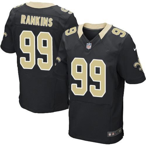 6861cf9bacf70_1 Saints #99 Sheldon Rankins Black Team Color Men's Stitched NFL Elite Jersey