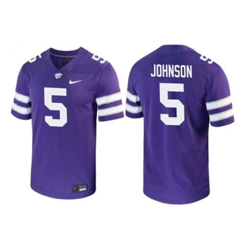 6861cfa0c92dc_1 Men's Kentucky Wildcats #5 Avery Johnson Purple Limited Stitched Jersey