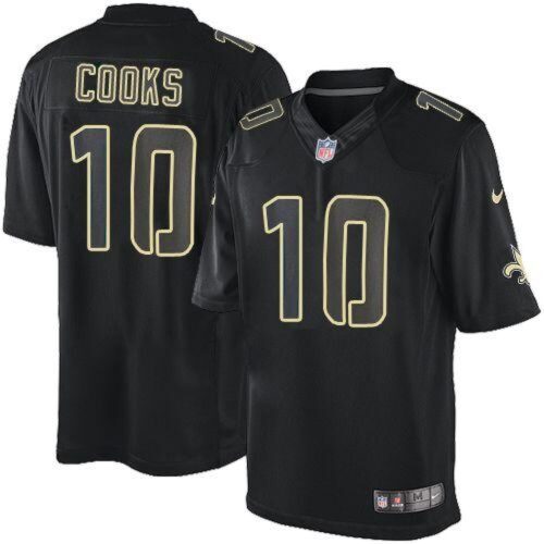 6861cfa4ed392_1 Saints #10 Brandin Cooks Black Men's Stitched NFL Impact Limited Jersey