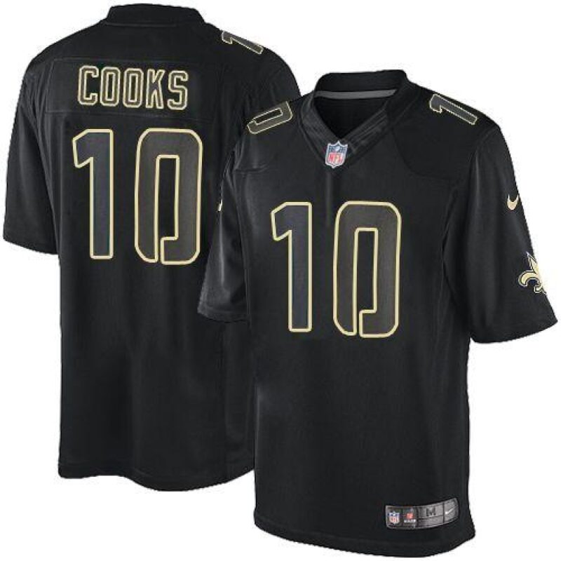 6861cfa4ed392_1 Saints #10 Brandin Cooks Black Men's Stitched NFL Impact Limited Jersey