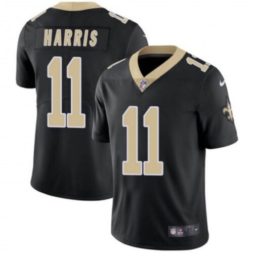6861cfb1cd08e_1 Men's New Orleans Saints #11 Deonte Harris Black Vapor Untouchable Limited Stitched NFL Jersey