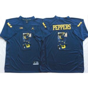 6861cfd7cfd18_1 Wolverines #5 Jabrill Peppers Navy Blue Player Fashion Stitched NCAA Jersey