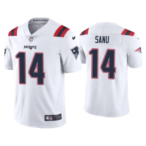 6861d0458f9ad_1 Men's New England Patriots #14 Mohamed Sanu 2020 White Vapor Untouchable Limited Stitched NFL Jersey