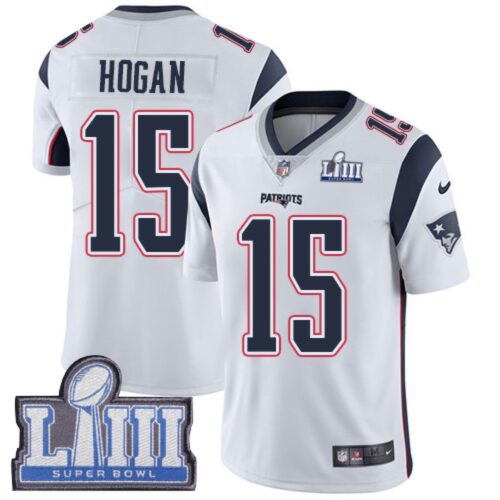 6861d04ec42f1_1 Men's New England Patriots #15 Chris Hogan White Super Bowl LIII Bound Vapor Untouchable Limited Stitched NFL Jersey