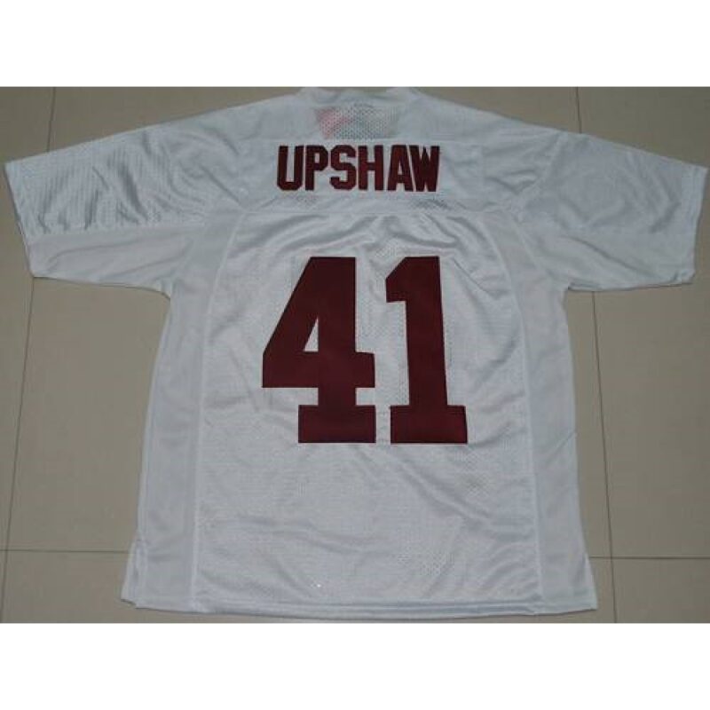 6861d05733b63_1 Crimson Tide #41 Courtney Upshaw White Stitched NCAA Jersey