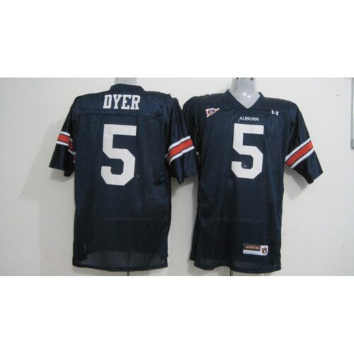 6861d0f2095fd_1 Tigers #5 Michael Dyer Blue Stitched NCAA Jersey