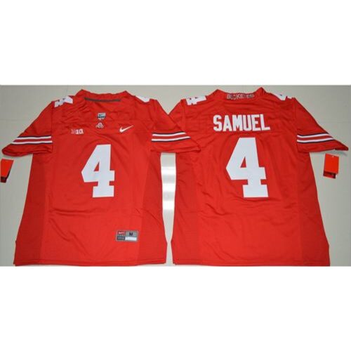 6861d10496791_1 Buckeyes #4 Curtis Samuel Red Stitched NCAA Jersey