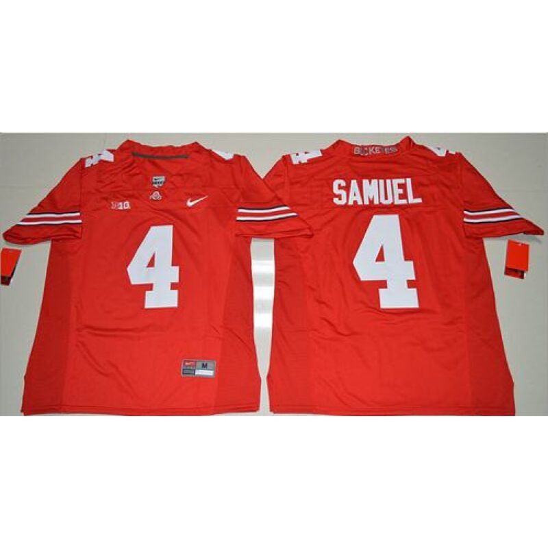 6861d10496791_1 Buckeyes #4 Curtis Samuel Red Stitched NCAA Jersey