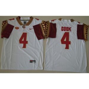 6861d14011648_1 Seminoles #4 Dalvin Cook White Stitched NCAA Jersey