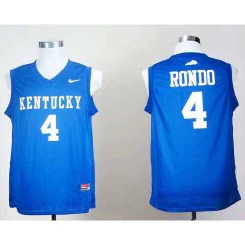 6861d14933195_1 Wildcats #4 Rajon Rondo Royal Blue Stitched NCAA Jersey