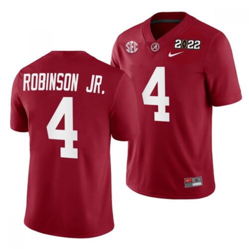 6861d14f5d1b6_1 Men's Alabama Crimson Tide #4 Brian Robinson Jr. 2022 Patch Red College Football Stitched Jersey