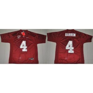 6861d15579b19_1 Crimson Tide #4 Mark Barron Red 2016 College Football Playoff National Championship Patch Stitched NCAA Jersey