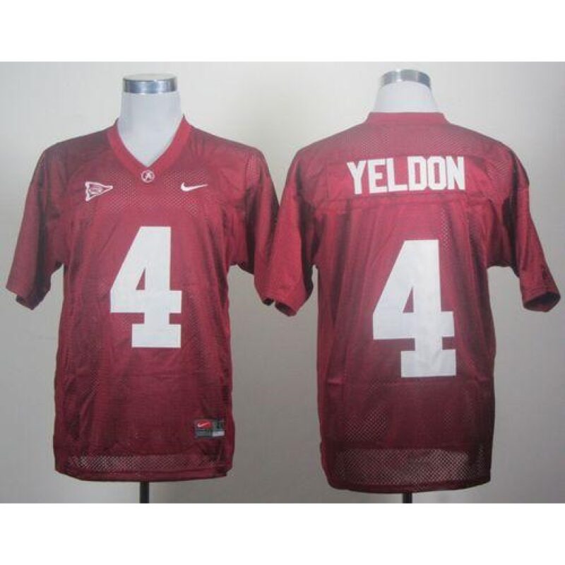 6861d16b65fd2_1 Crimson Tide #4 T.J Yeldon Red Stitched NCAA Jersey