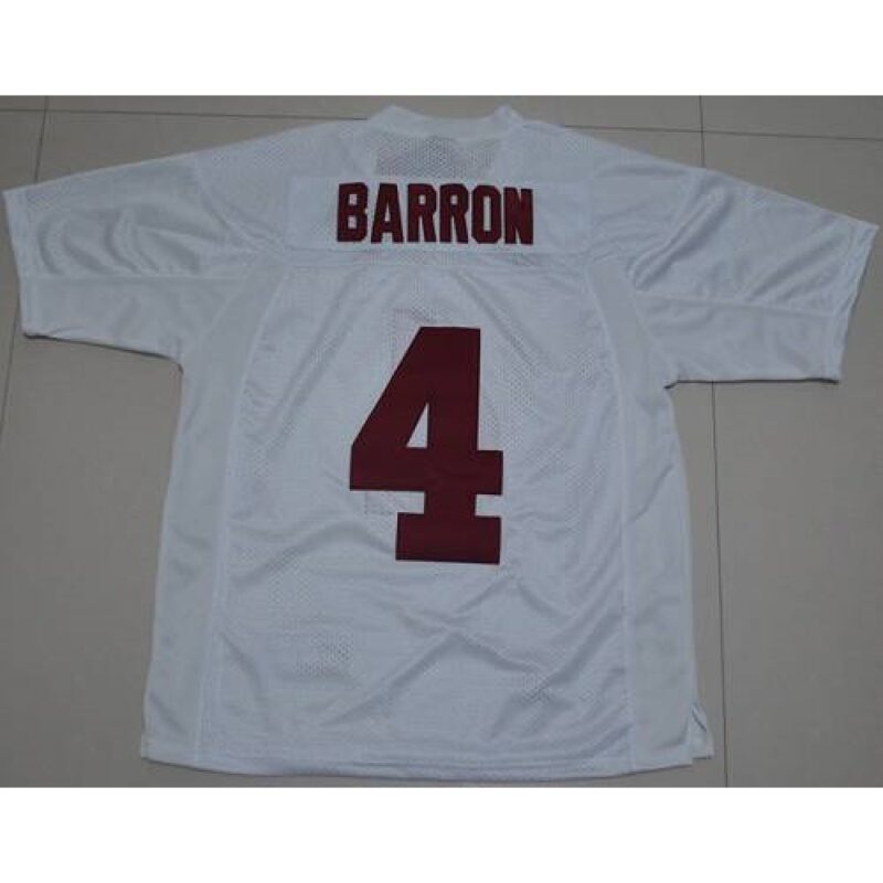 6861d17158187_1 Crimson Tide #4 Mark Barron White Stitched NCAA Jersey