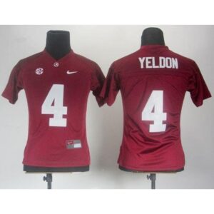 6861d1870b570_1 Crimson Tide #4 T.J Yeldon Red Women's Stitched NCAA Jersey
