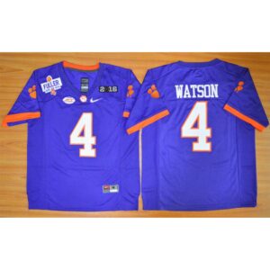 6861d206869d7_1 Tigers #4 Deshaun Watson Purple 2016 National Championship Stitched NCAA Jersey