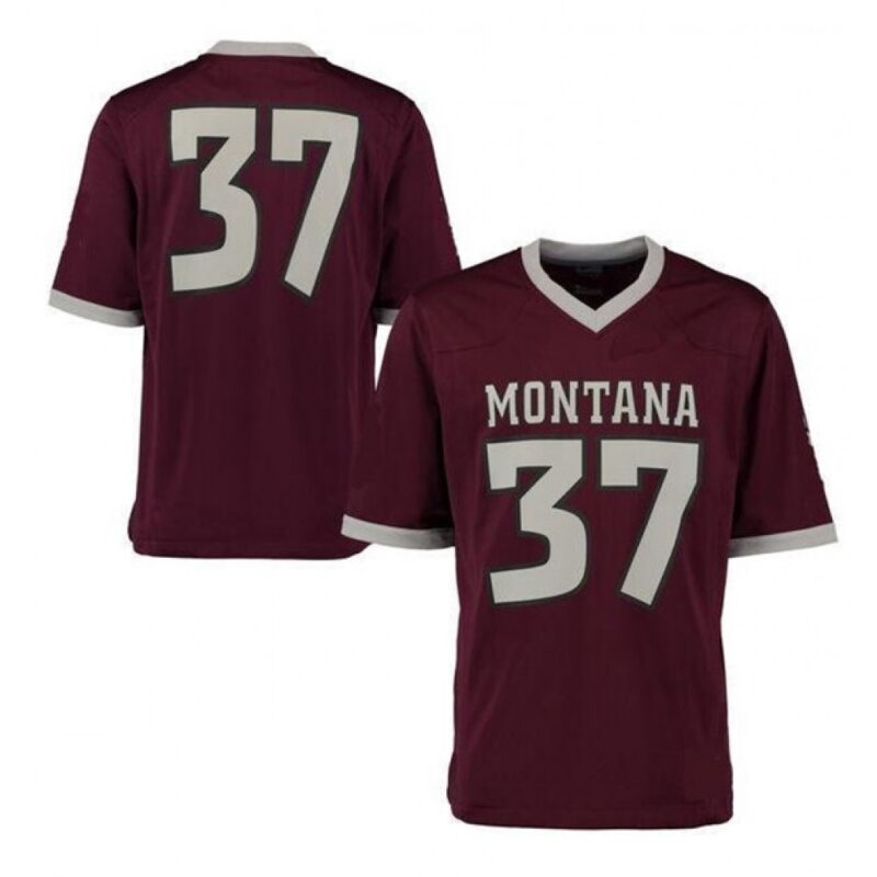 6861d222e46db_1 Men's Montana Grizzlies #37 Purple Stitched Jersey
