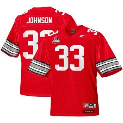 6861d2366d35c_1 Buckeyes #33 Pete Johnson Red Legends of the Scarlet & Gray Throwback Stitched NCAA Jersey