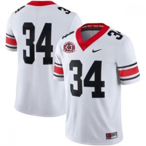 6861d25055ca5_1 Men's Georgia Bulldogs #34 Herschel Walker White 1980 National Champions 40th Anniversary Limited Football Stitched Jersey