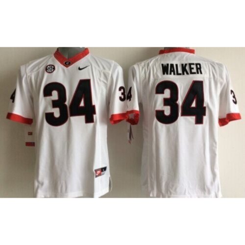 6861d25d0ae4f_1 Bulldogs #34 Herschel Walker White Stitched Youth NCAA Jersey