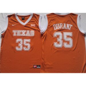 6861d26c90161_1 Men's Texas Longhorns #35 Kevin Durant Orange Stitched Jersey