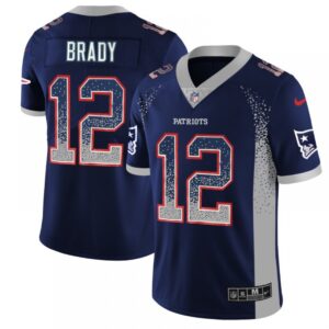 6861d2aa4cb81_1 Men's New England Patriots #12 Tom Brady Navy Blue 2018 Drift Fashion Color Rush Limited Stitched NFL Jersey